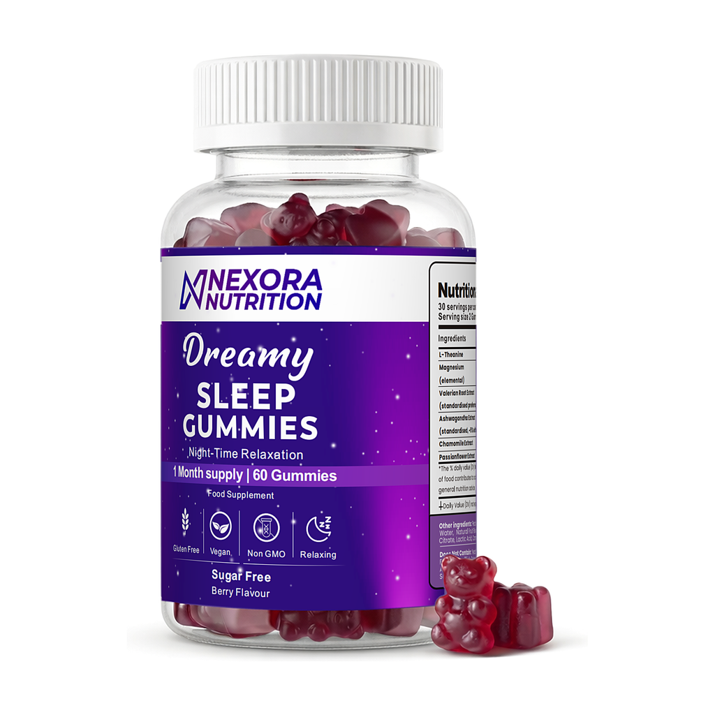 Dreamy Sleep Gummies - Night-Time Relaxation - Berry Flavoured, 60 Gummies
